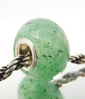 Grüner Erdbeerquarz - EdelELB Bead